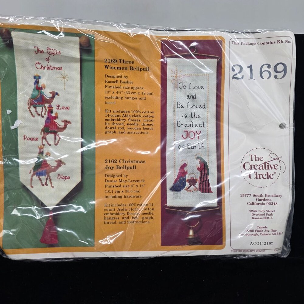 Cross Stitch Kit Bellpull The Gifts Of Christmas Christmas Joy Creative Circle